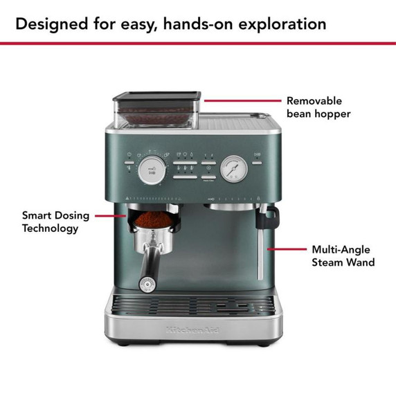Kitchenaid® Semi Automatic Espresso Machine with Burr Grinder KES6551JP