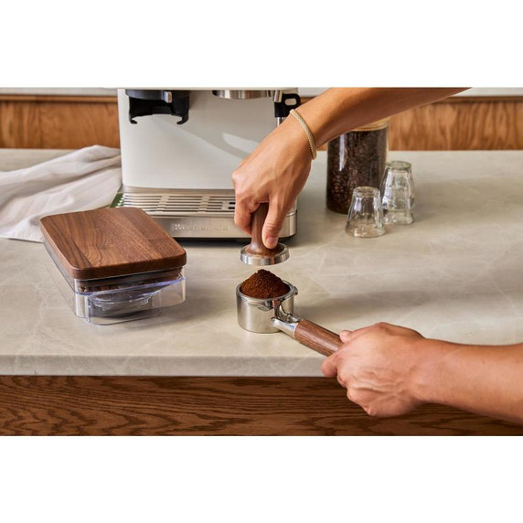 Kitchenaid® Semi Automatic Espresso Machine with Burr Grinder KES6551SX