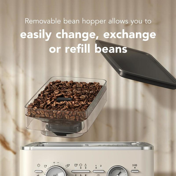 Kitchenaid® Semi Automatic Espresso Machine with Burr Grinder KES6551PL