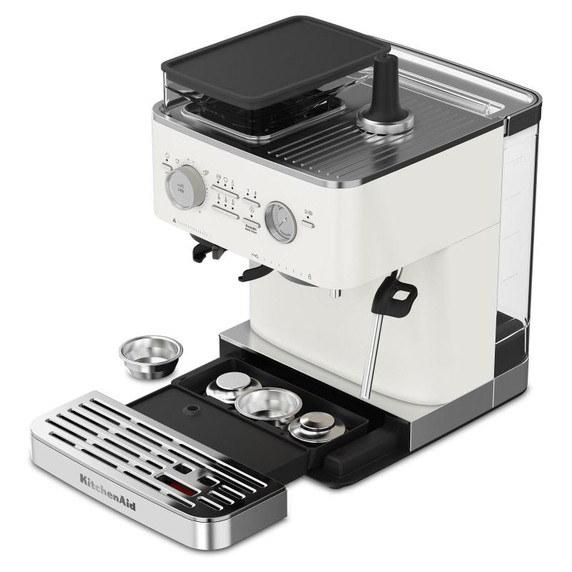 Kitchenaid® Semi Automatic Espresso Machine with Burr Grinder KES6551PL