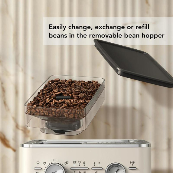 Kitchenaid® Semi Automatic Espresso Machine with Burr Grinder KES6551PL