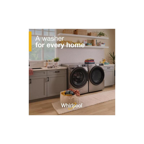 Whirlpool® 5.2 cu. ft. I.E.C. Smart Front Load ENERGY STAR® Certified Washer with FreshFlow™ Vent System WFW5720RR