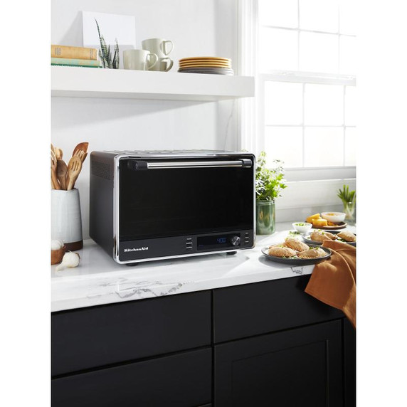 Kitchenaid® Dual Convection Countertop Oven with Air Fry and Temperature Probe KCO224BM