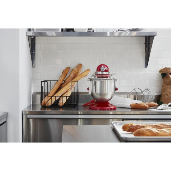 Kitchenaid® NSF Certified® Commercial Series 8-Qt Bowl Lift Stand Mixer with Stainless Steel Bowl Guard KSMC895ER