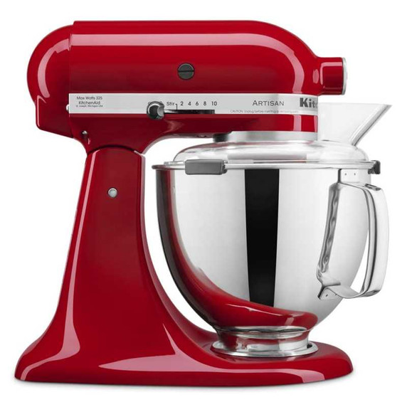 Kitchenaid® Artisan® Series 5-Quart Tilt-Head Stand Mixer KSM150PSER