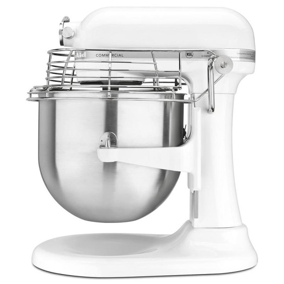 Kitchenaid® NSF Certified® Commercial Series 8-Qt Bowl Lift Stand Mixer with Stainless Steel Bowl Guard KSMC895WH Kitchenaid® NSF Certified® Commercial Series 8-Qt Bowl Lift Stand Mixer with Stainless Steel Bowl Guard KSMC895WH