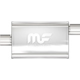 MAGNAFLOW PERF EXHAUST Stainless Muffler 2.5in Offset In/Center Out MAG11256