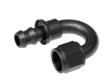 REDHORSE PERFORMANCE 12AN Push Lock Hose End s- Black 180 RHP2180-12-2