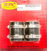 RACING POWER CO-PACKAGED Radiator End Rubber Hose End 2in x 1.5in RPCR7315