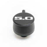 RACING POWER CO-PACKAGED Valve Cover Breather 5.0 Logo Black Each RPCR8218