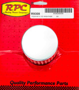 RACING POWER CO-PACKAGED Chrome Push In Breather w/o Shield 3in Tall Each RPCR9308