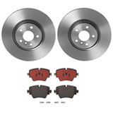 Brembo ceramic brake pad and UV coated vented brake disc kit BREMBO KT00A27