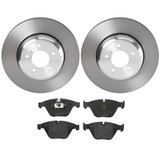Brembo low-met brake pad and composite vented brake disc kit BREMBO KT04504