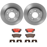 Brembo ceramic brake pad and UV coated solid brake disc kit BREMBO KT00515