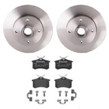 Brembo low-met brake pad and standard solid brake disc kit BREMBO KT04337