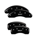 Set of 4: Black finish, Silver MGP MGP CALIPER 16244SMGPBK