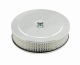 Mr. Gasket Air Cleaner - 9 Inch Diameter x 2-3/4 Inch Tall - Chrome MR GASKET 1487