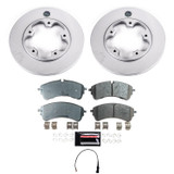 OE Stock Replacement Low-Dust Ceramic Brake Pad and Rotor Kit POWERSTOP KOE9057