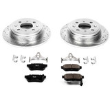 Z23 Daily Driver Carbon-Fiber Ceramic Brake Pad and Drilled/Slotted Rotor Kit POWERSTOP K408