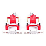 Red Powder Coated Calipers POWERSTOP S2000
