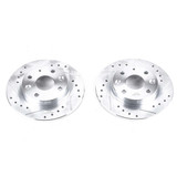 PowerStop Evolution Performance Drilled; Slotted / Plated Brake Rotor Pair POWERSTOP JBR544XPR