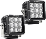 D-XL PRO LED Light, Spot Optic, Surface Mount, Black Housing, Pair RIGID IND 322213