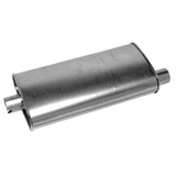 Quiet-Flow SS Direct Fit Exhaust Muffler 2.25" Inlet (ID) 2.25" Outlet (ID) WALKER EXHST 21357