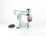 180 Hitch - Drop Hitch w/Chrome Combo Ball - 4" Drop for 2.5" Shank WEIGH SAFE CTB4-2.5