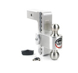 180 Hitch - Drop Hitch w/SS Combo Ball -  8" Drop for 2.5" Shank WEIGH SAFE LTB8-2.5