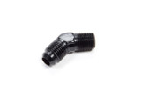 AEROQUIP 45 Deg Alum #6 Flare 1/4 in Black AERFCM5022