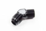 AEROQUIP 45 Deg Alum #10 Flare 1/2in Black AERFCM5024