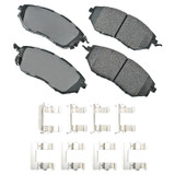 AKEBONO BRAKE CORPORATION ProACT Ultra-Premium Bra ke Pads - Front AKEACT1078A