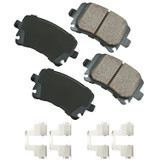 AKEBONO BRAKE CORPORATION Brake Pads Rear Audi A3 06-10 Quattro 06-09 AKEEUR1348A
