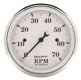 AUTOMETER Old Tyme White 3 1/8in Tach 7000 RPM Elec. ATM1695