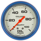 AUTOMETER 2-5/8 Ultra-Nite Oil Press. Gauge 0-100psi ATM4221