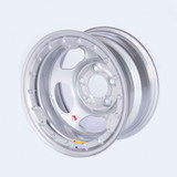 BASSETT 15x8 IMCA Silver Beadlock Inertia 5x5 BAS58A53ISLK