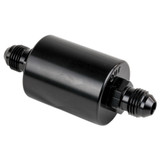 BILLET SPECIALTIES In Line Fuel Filter -6AN Ends Black BSPBLK42230