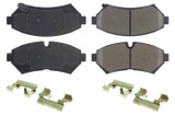 CENTRIC BRAKE PARTS Posi-Quiet Ceramic Brake Pads with Shims and Har CBP105.07530