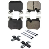 CENTRIC BRAKE PARTS Posi-Quiet Ceramic Brake Pads with Shims and Har CBP105.13720