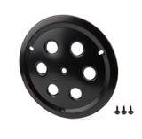DOMINATOR RACE PRODUCTS Wheel Cover Hole Vent Alum Bolt 15in Black DOM1032-B-BK
