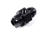 FRAGOLA Inline Gauge Adapter #8 x #8 Male Black FRG495003-BL