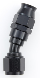 FRAGOLA Hose Fitting #6 30 Deg PTFE Black FRG683006-BL