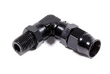 FRAGOLA Hose Fitting #6 90 Deg to 1/4npt PTFE Black FRG689906-BL