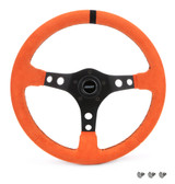 GRANT Ultrasuede Steering Wheel Race Orange GRT8519