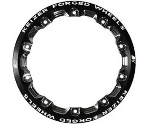 KEIZER ALUMINUM WHEELS, INC. Beadlock Ring 10in Forged Black KAW10FBLRINGB