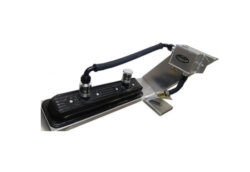 KEVKO OIL PANS & COMPONENTS Alum Evac Tank Kit w/1-1/2in Slip ons KEVK139-OPEN