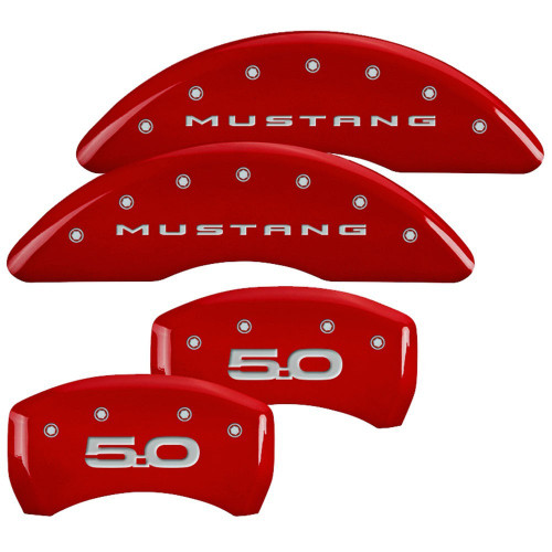 MGP CALIPER COVER 15-   Mustang GT Caliper Covers Red MGP10200SM52RD