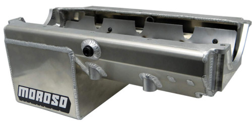 MOROSO 8qt Oil Pan - Alm - SBC Drag Race MOR21234
