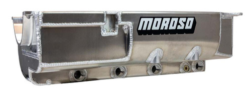 MOROSO BBC Oil Pan Dry Sump w/4-Pickups Aluminum MOR21582