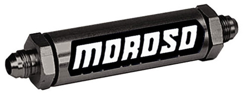 MOROSO Inline Screened Oil Filter #8 AN Fittings MOR23870